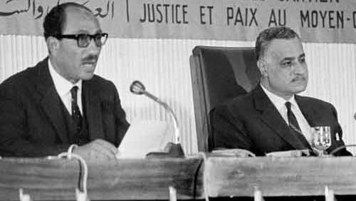 السادات وناصر