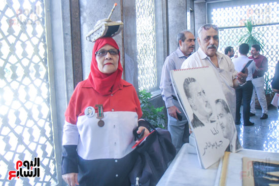 ذكرى ثورة 23 يوليو بزيارة ضريح الزعيم الراحل جمال عبد الناصر (10)