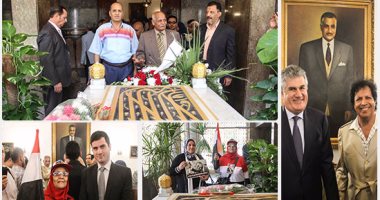 بالفيديو والصور.. عبد الناصر لم يرحل.. وفود من صربيا واليمن وليبيا لإحياء ذكراه الـ47.. هتافات "أنا بكره عمرو موسى" تشعل الأجواء.. ونجل الزعيم: عاش حياته من أجل المواطن.. وقذاف الدم يصفه بـ"جبل الكبرياء والعزة"
