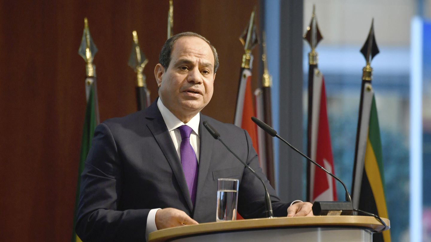 President Abdel Fatah al-Sissi of Egypt during a visit to Berlin on Nov. 19. (John MacDougall/AP)