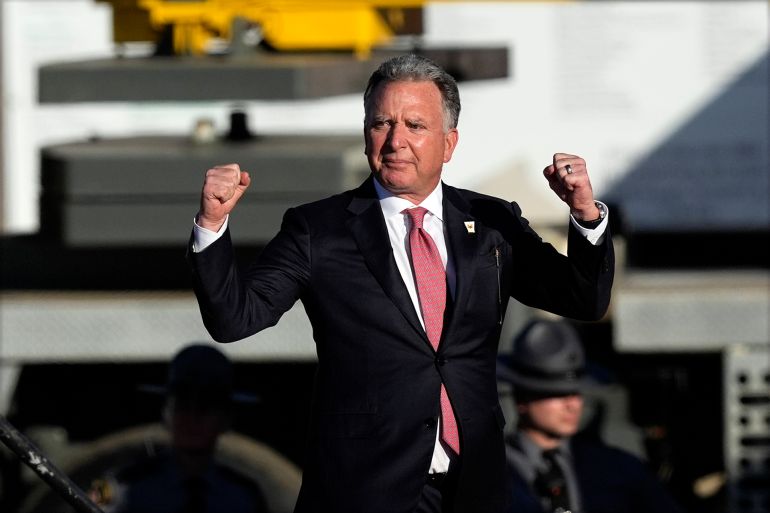 Steve Witkoff arrives at a campaign rally for Republican presidential nominee former President Donald Trump at the Butler Farm Show, Saturday, Oct. 5, 2024, in Butler, Pa. (AP Photo/Julia Demaree Nikhinson)