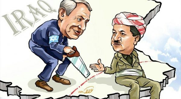 نتانياهو يدعم البرزاني في “انفصال” كردستان عن العراق